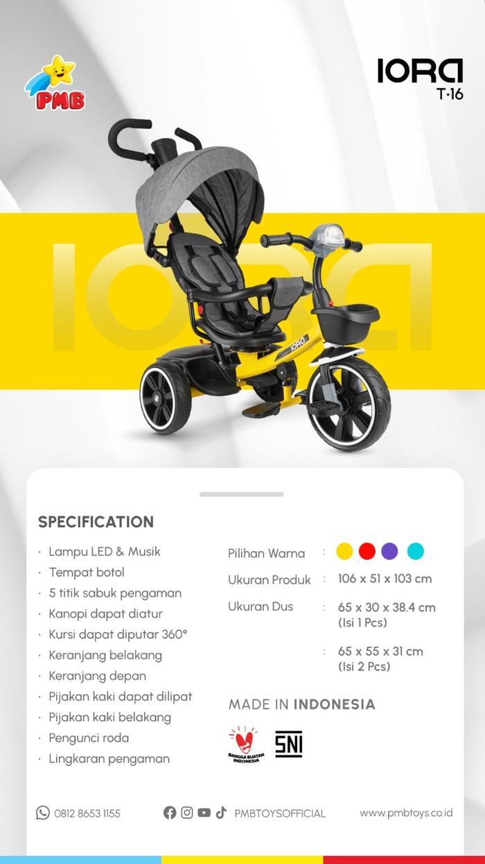 Tricycle PMB IORA T16 - Gambar 3