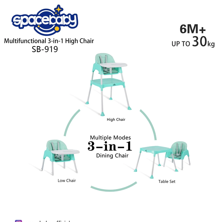 Baby Chair Spacebaby 919 - Gambar 5