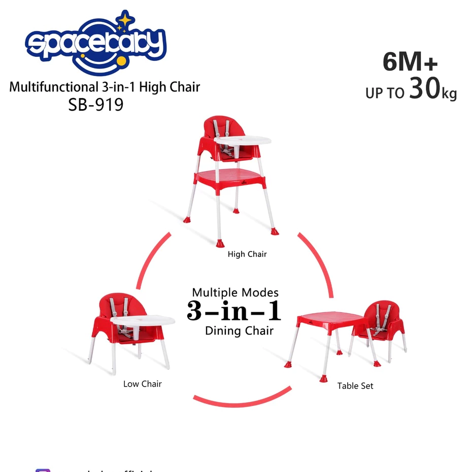 Baby Chair Spacebaby 919 - Gambar 4