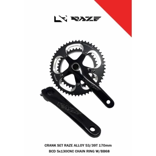 Crankset raze Pro 53T/56T Hollowtech HT2 BCD 130
